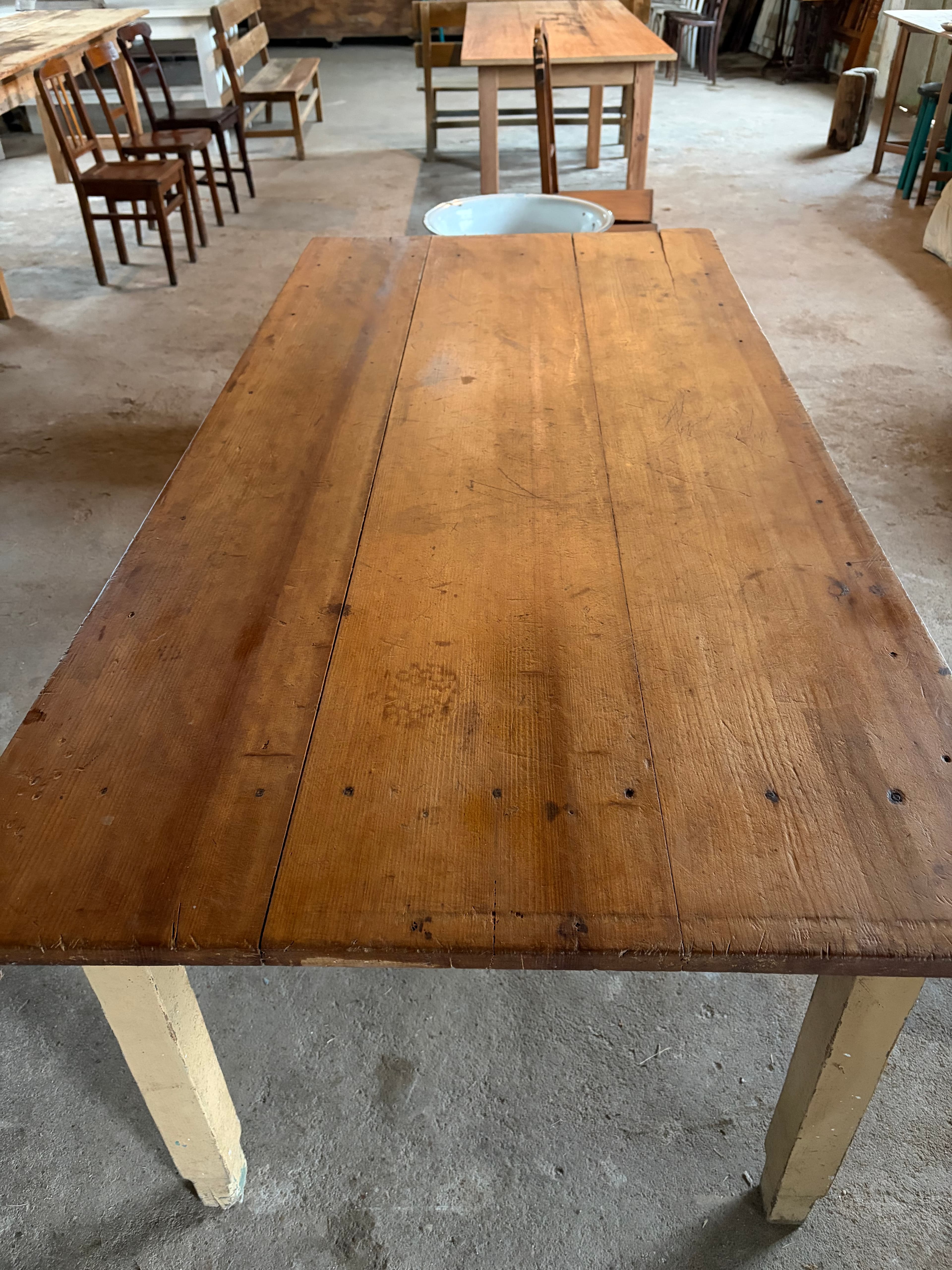Mesa de comedor/cocina de campo