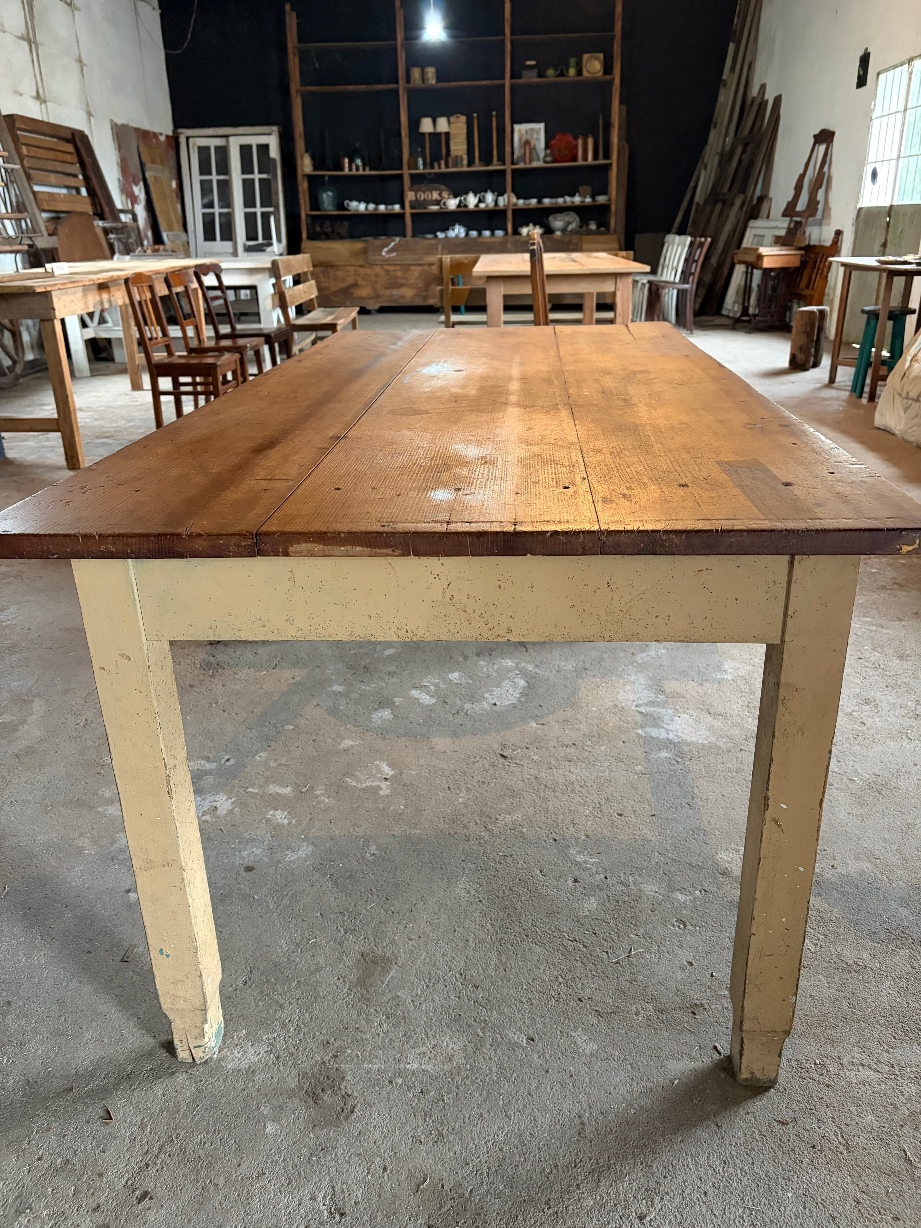 Mesa de comedor/cocina de campo