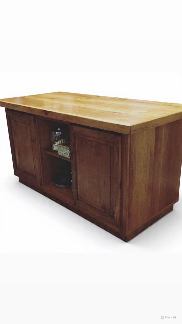 Gran isla de cocina